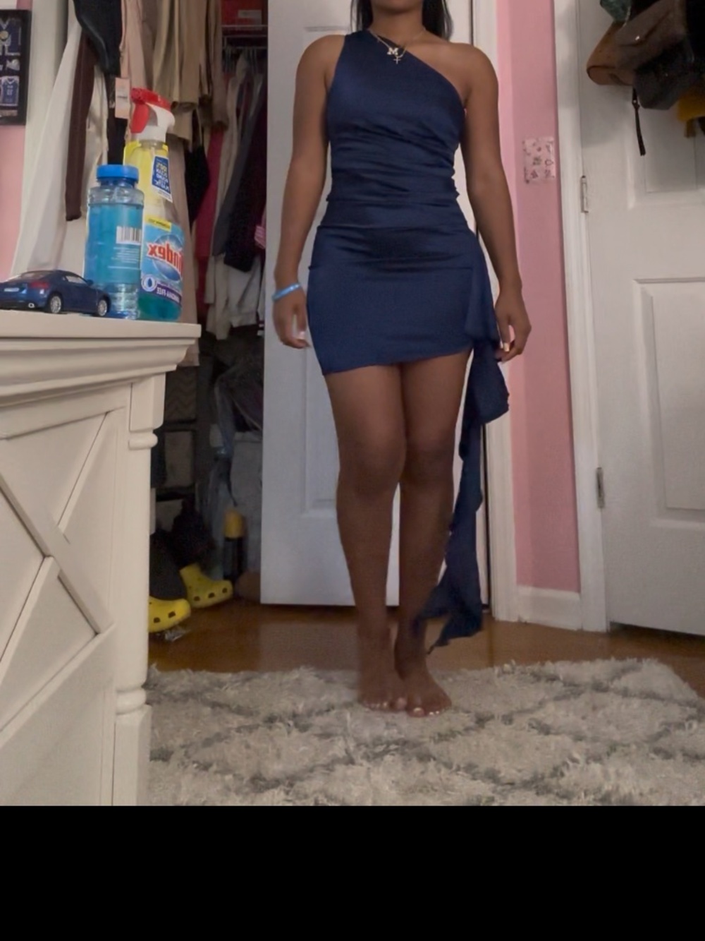 Hello Molly Mini Blue Dress